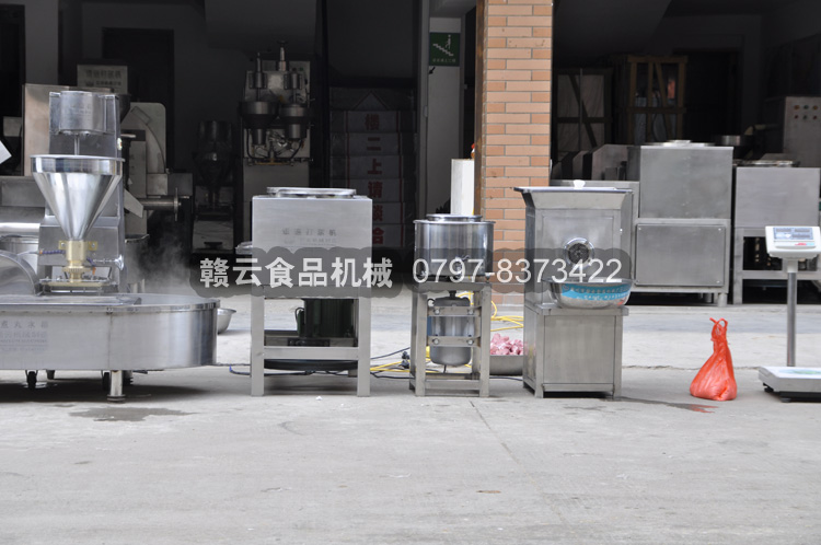 小作坊肉丸加工成套视频